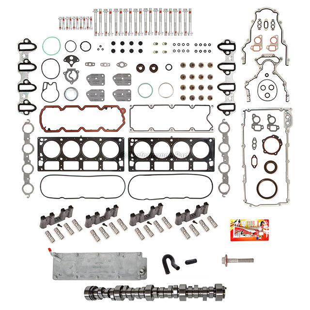 2005-2009 Chevy GM 6.0 6.2 AFM DOD DELETE KIT BOLTS LIFTERS CAM GASKETS+MORE