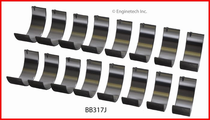 Enginetech BB317J.75 Engine Full Connecting Rod Bearing Set for Ford Vehicles