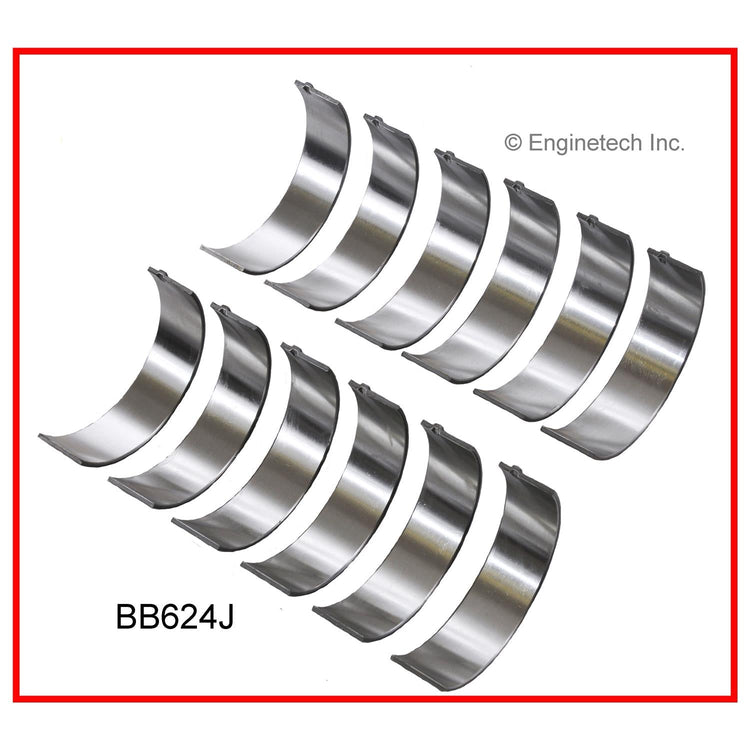 Enginetech BB624J030 Engine Full Connecting Rod Bearing Set for 2004-2005 Buick, Chevrolet, and Pontiac Models