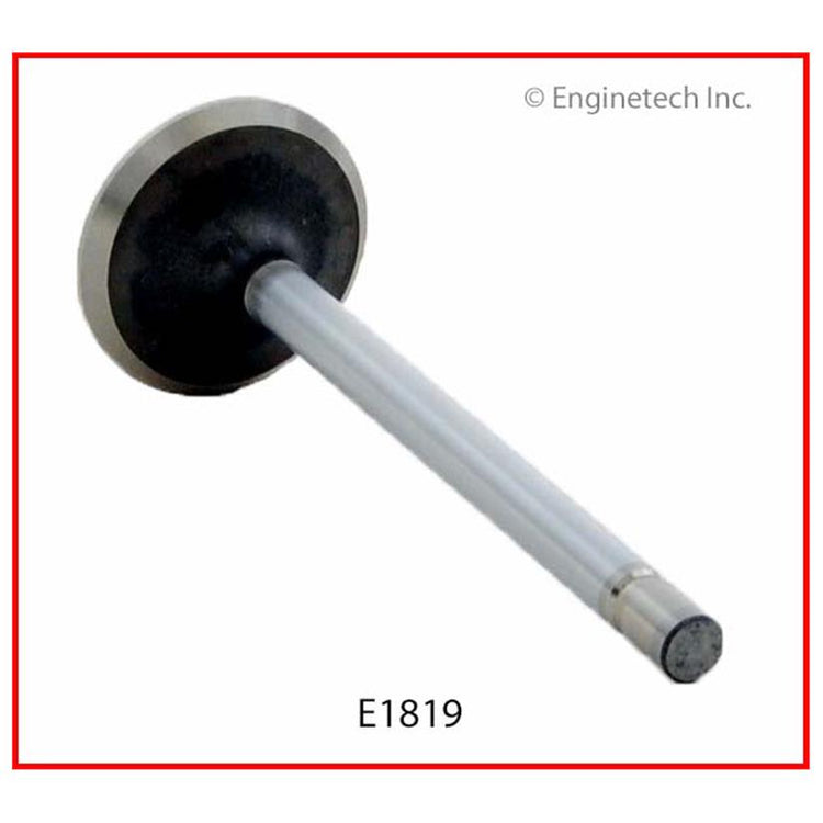 Enginetech E1819 Engine Exhaust Valve with Oversized Stem and Head for Ford Trucks and Sedans