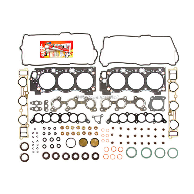 Left & Right Cylinder Head Bolts Head Gasket Set Fit 95-04 Toyota 3.4 DOHC 5VZFE