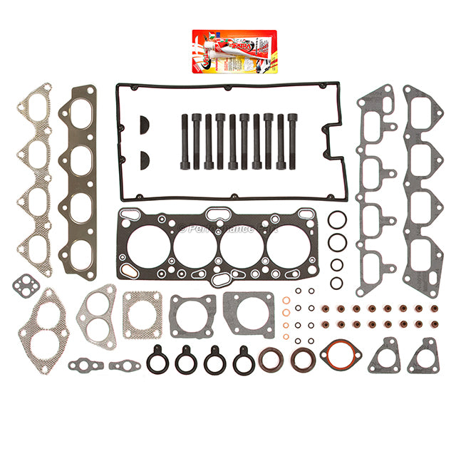Head Gasket Set Intake Exhaust Valves for 89-92 Mitsubishi Eagle Dodge 2.0 4G63