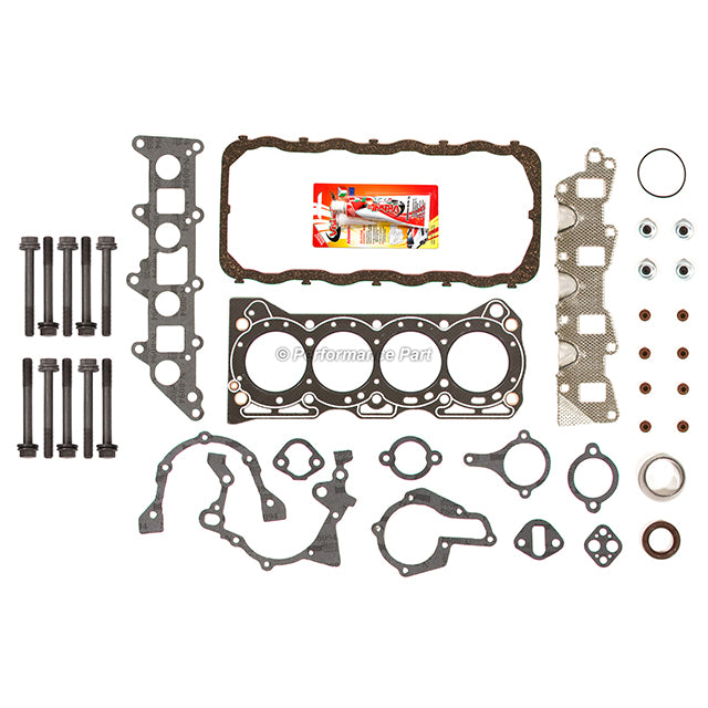 Head Gasket Set Intake Exhaust Valves for 86-95 Suzuki Samurai Swift 1.3L G13BA