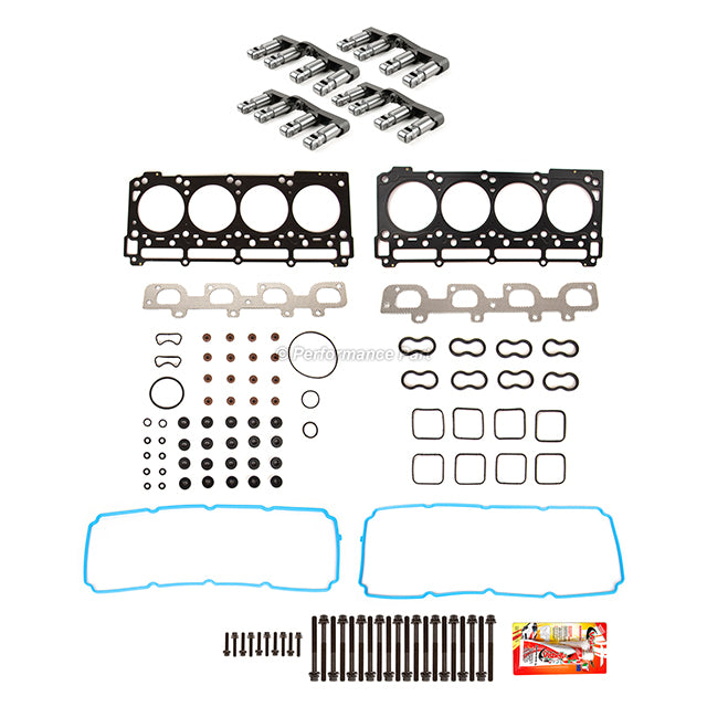 Head Gasket Set Bolts Lifters Fit 10-20 Chrysler Jeep Dodge Ram 6.4L OHV