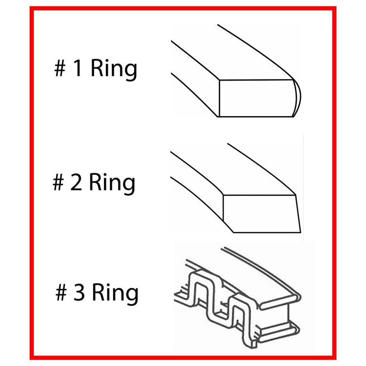 Enginetech M40134-STD Engine Premium Piston Ring Complete Set for Jeep and Buick