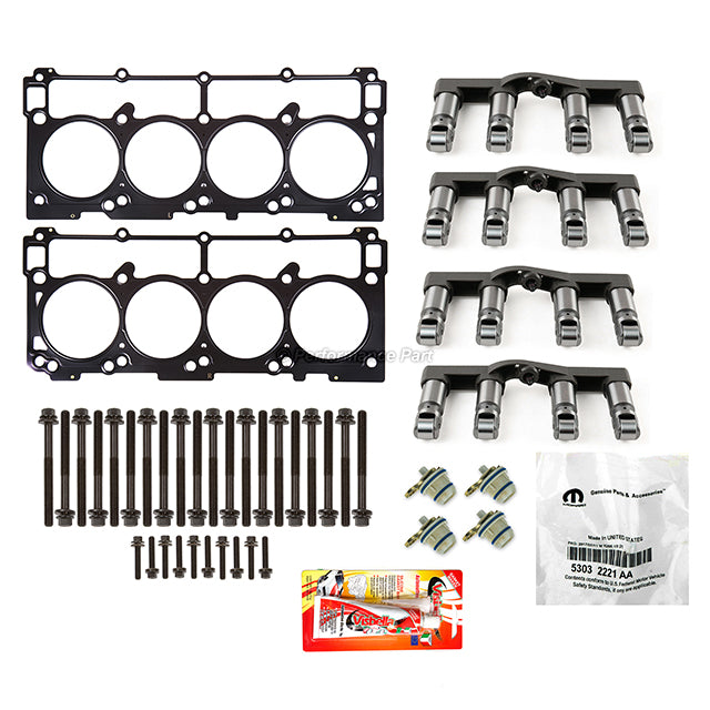 09-14 CHRYSLER DODGE JEEP 5.7 MDS DELETE KIT lifters, head gaskets, plug, bolts