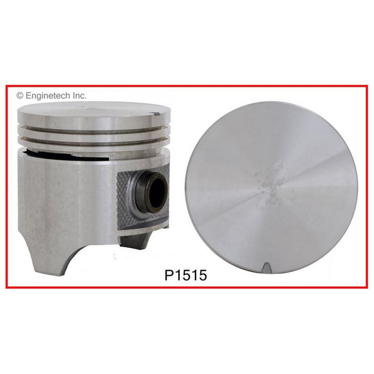 Enginetech P1515(6)030 Engine Piston Set Without Rings for Classic Dodge and Plymouth Models
