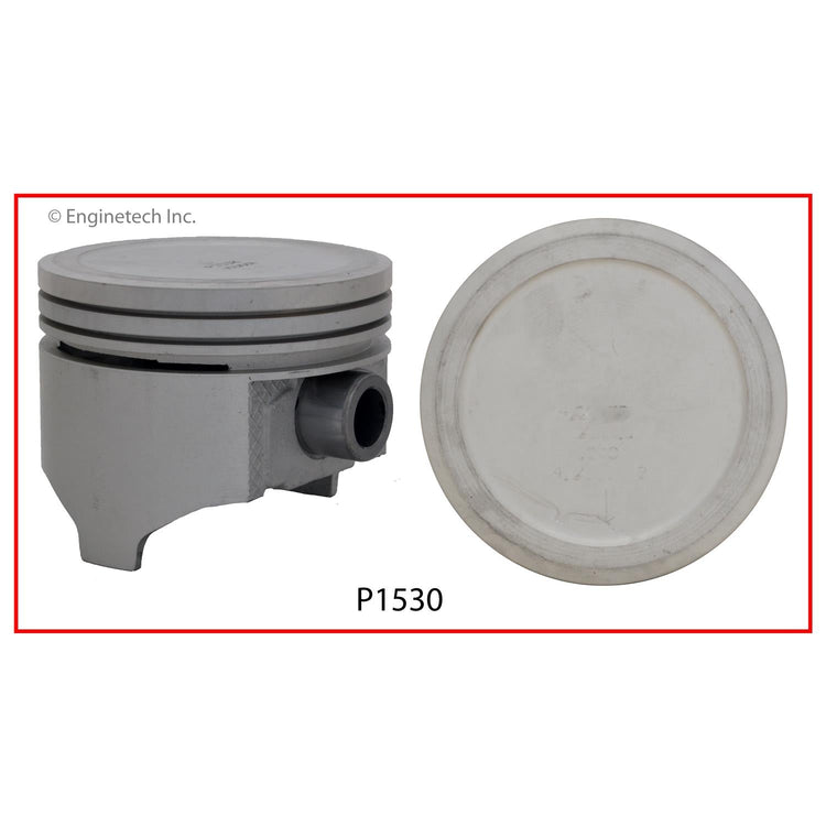 Enginetech P1530(1)060 Engine Single Piston – Without Rings for Dodge and Chrysler Vehicles