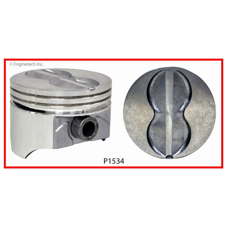 Enginetech P1534(1)060 Engine Single Piston Without Rings for Chevrolet and GMC Vehicles