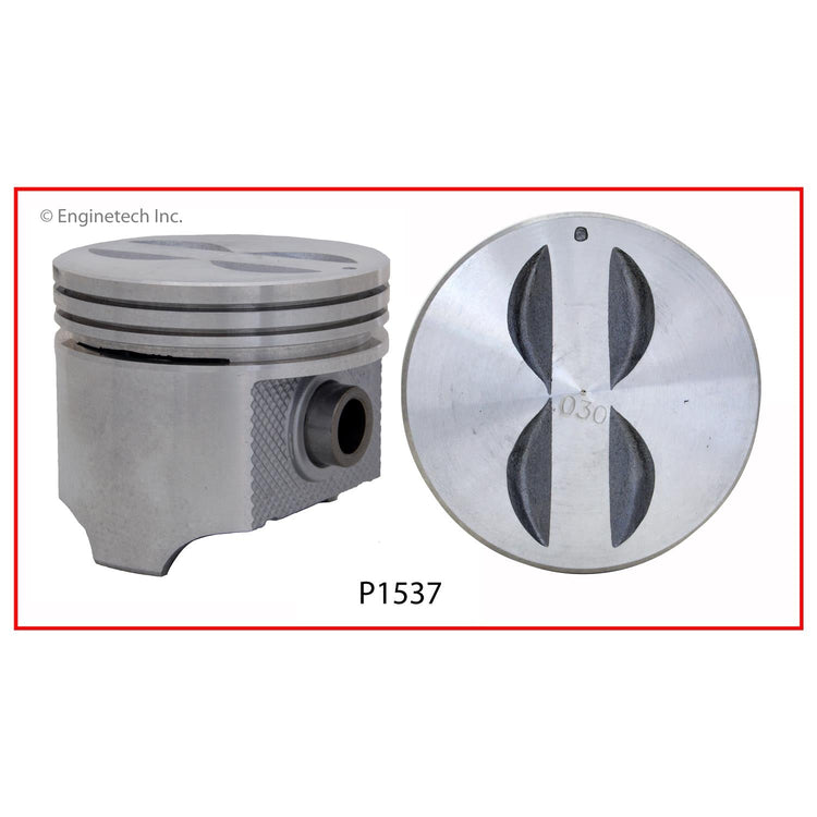 Enginetech P1537(1)040 Engine Single Piston Without Rings for Classic GM Vehicles