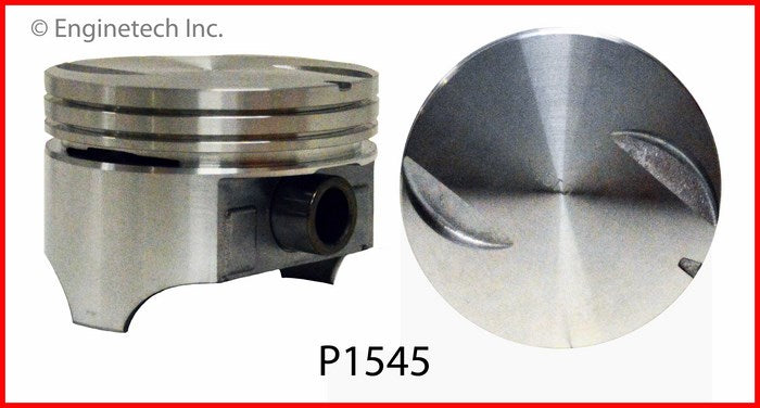 Enginetech P1545(8)060 Engine Piston Set Without Rings for Chevrolet Classic Models