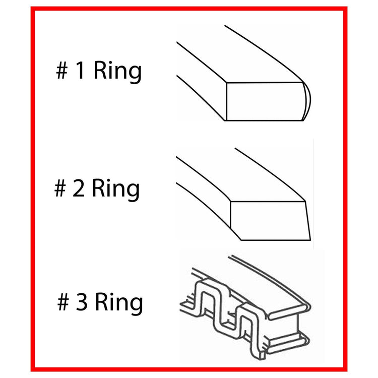 Enginetech R43658-030 Engine Cast Iron Piston Ring Set for Ford Custom and Country Sedan (1969-1974)