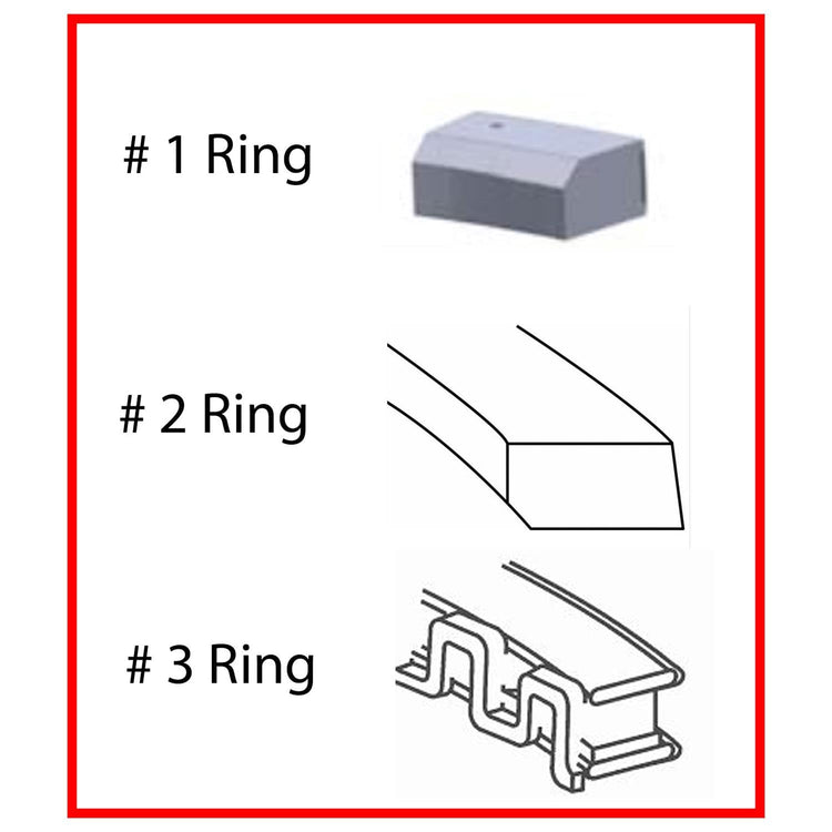 Enginetech S93136-.50 Engine Premium Piston Ring Set for Chrysler and Jeep Vehicles