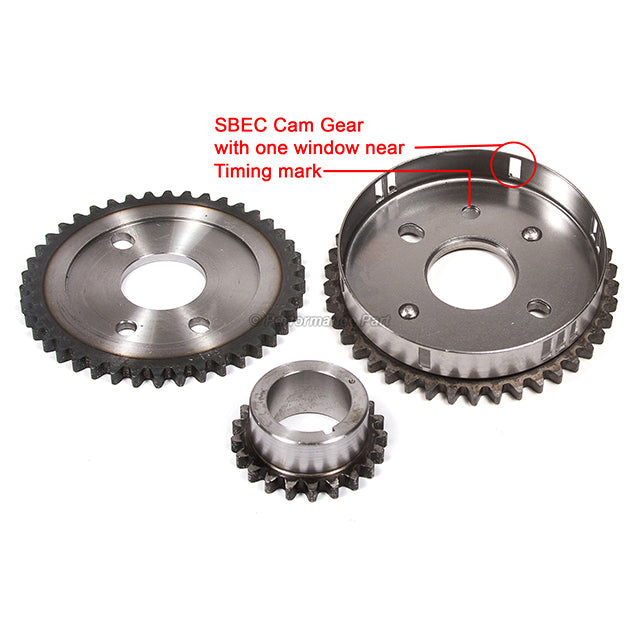 Timing Chain Kit Water Pump Timing Cover Gasket for 98-99 Chrysler Dodge 2.7