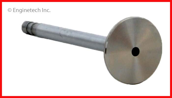 Enginetech V2679S Engine Exhaust Valve - Chrome Stem, 1.535 Inch Diameter, 5.112 Inch Length