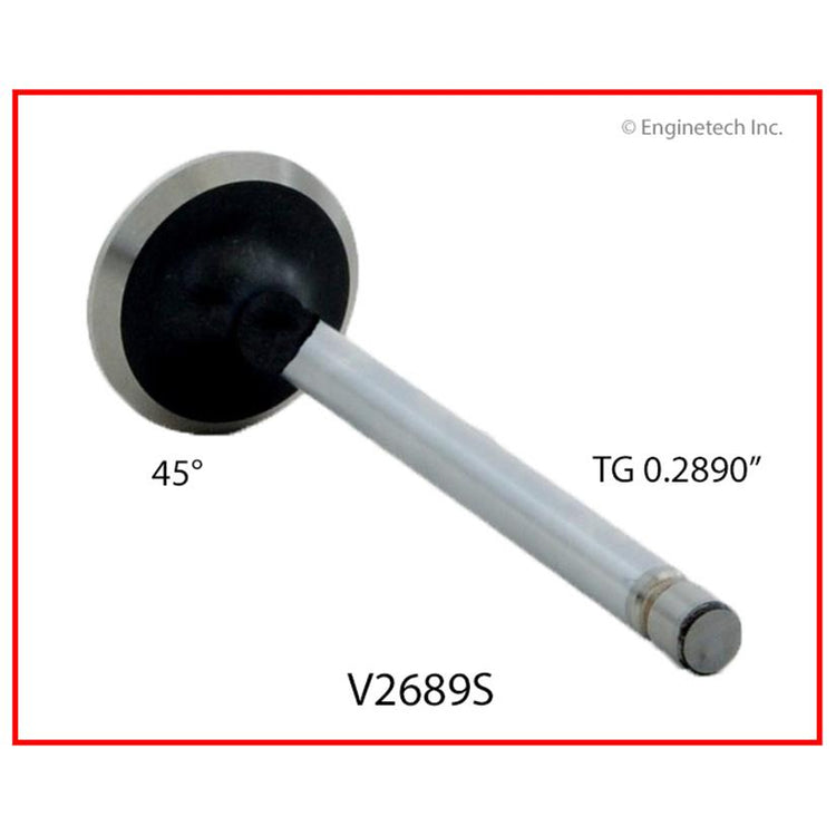 Enginetech V2689S Engine Exhaust Valve for GMC and Chevrolet Pickup Trucks