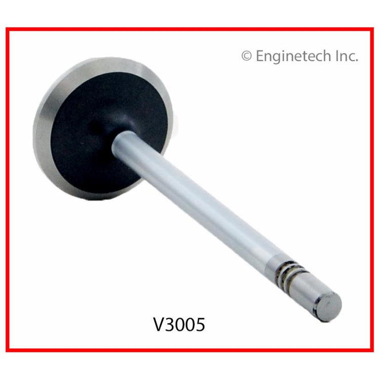 Enginetech V3005 Engine Exhaust Valve for Ford E-Series (2012-2013) - Chrome Stem, 1.417 in Valve Head Diameter