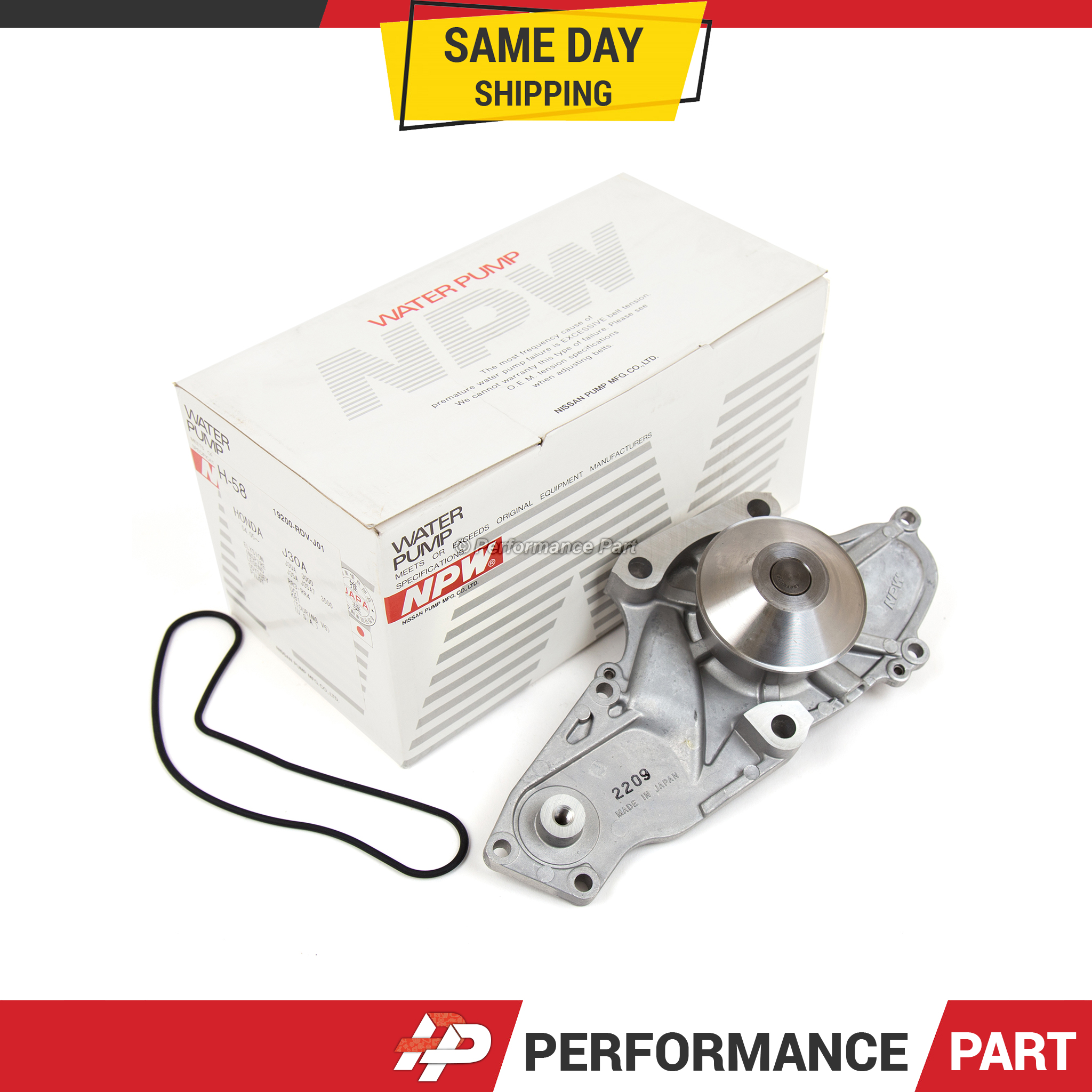 H58 05-12 Honda Accord Pilot Odyssey Acura CL TL MDX NPW Water Pump Japan Made