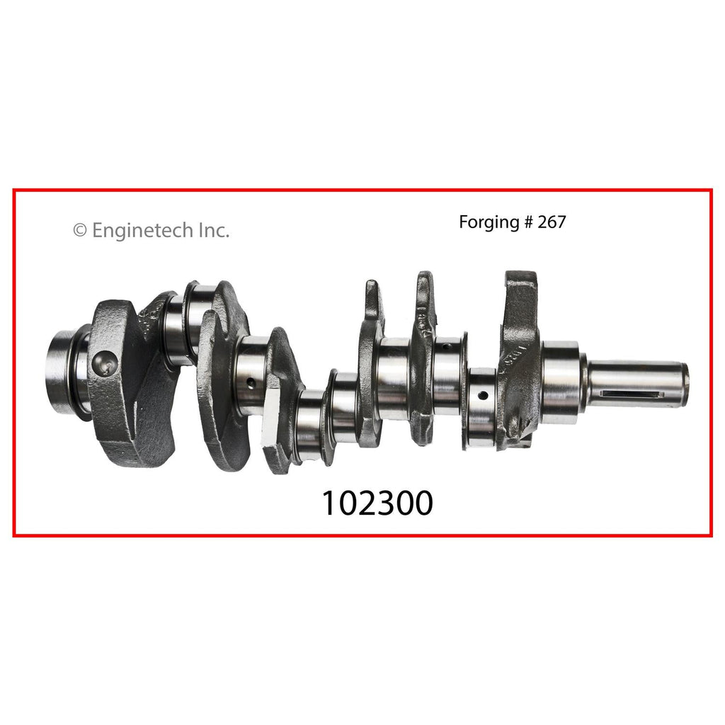 Enginetech Remanufactured Engine Crankshaft Kit with Main and Rod Bearings for Buick Century & Electra