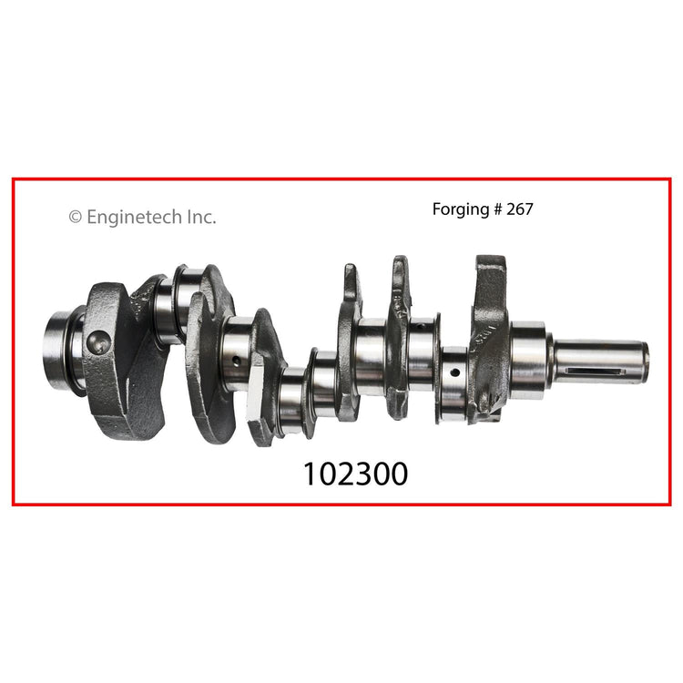 Enginetech Remanufactured Engine Crankshaft Kit with Main and Rod Bearings for Buick Century & Electra