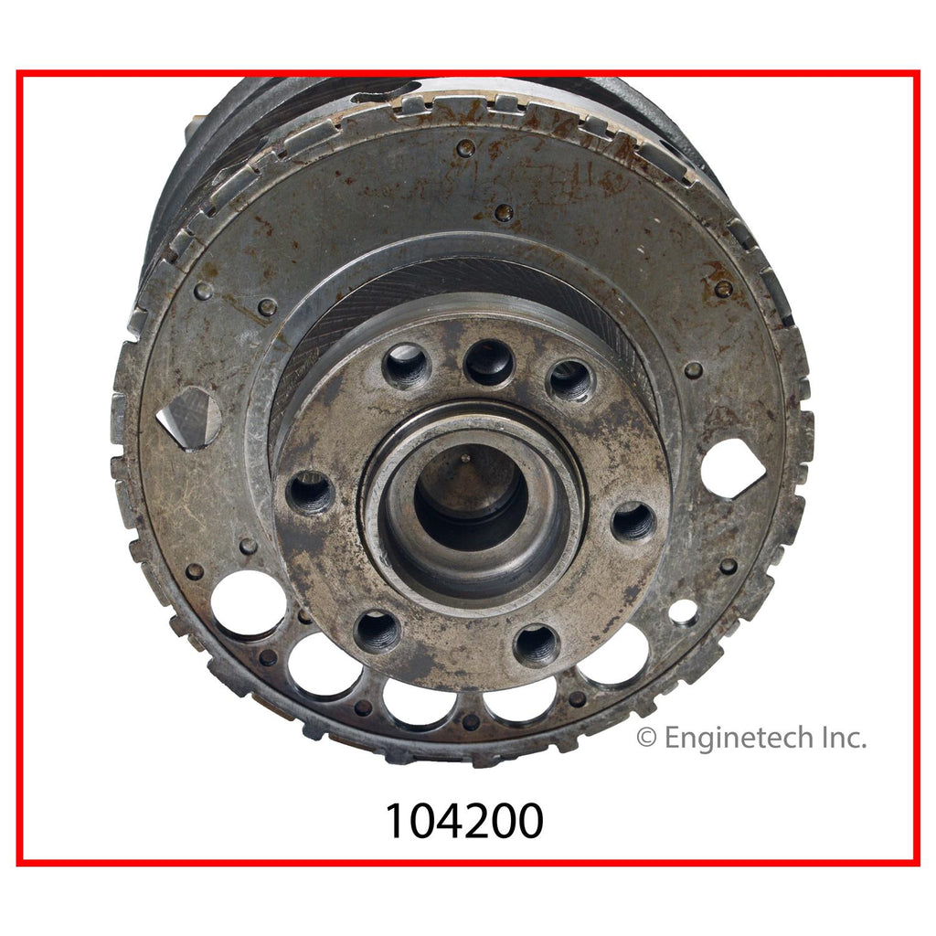 Enginetech Remanufactured Engine Crankshaft Kit with Main and Rod Bearings for 2004-2005 Chevy and GMC Vehicles