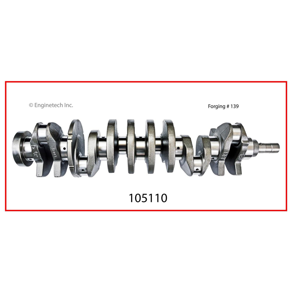 Enginetech Remanufactured Engine Crankshaft Kit with Main and Rod Bearings for GMC Envoy and Chevrolet Trailblazer 2006-2007
