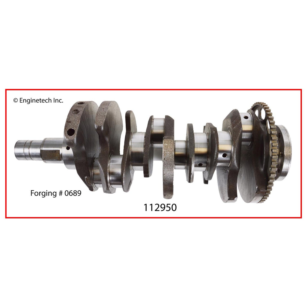 Enginetech Remanufactured Engine Crankshaft Kit with Main and Rod Bearings for 2012-2013 GM Vehicles