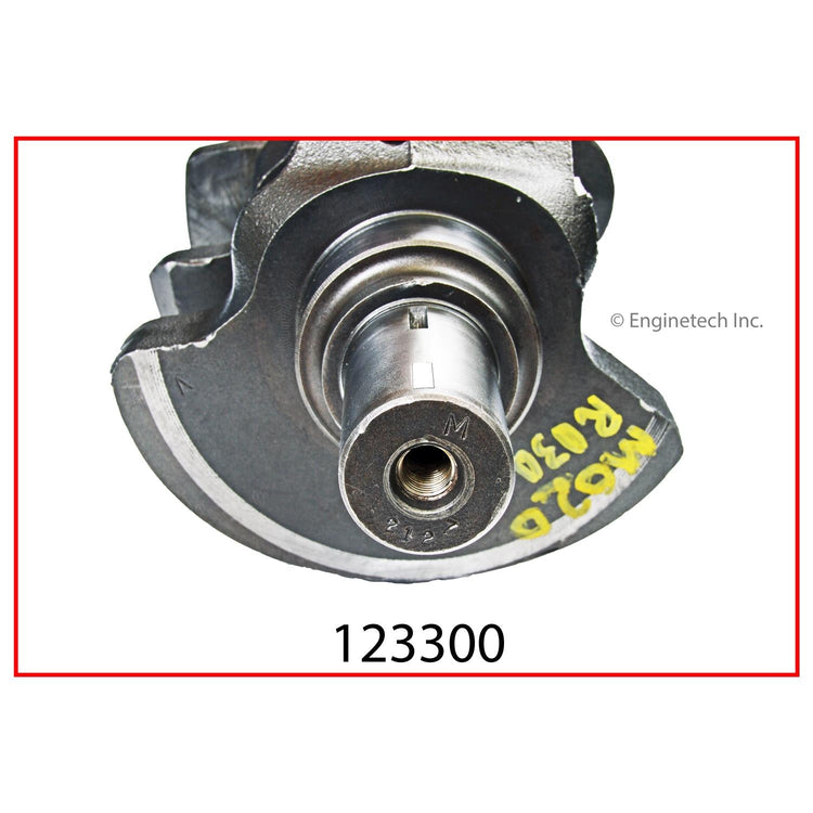 Enginetech Remanufactured Engine Crankshaft Kit with Main and Rod Bearings - Part 123300