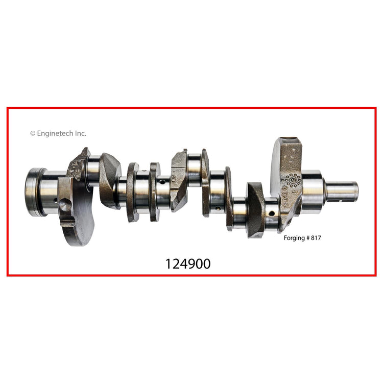 Enginetech Remanufactured Engine Crankshaft Kit with Main and Rod Bearings for Jeep, Buick, Cadillac Models