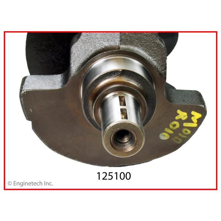 Enginetech Remanufactured Engine Crankshaft Kit with Main and Rod Bearings for Chevrolet, Buick, GMC (Part #125100)