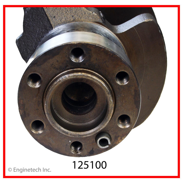 Enginetech Remanufactured Engine Crankshaft Kit with Main and Rod Bearings for Chevrolet, Buick, GMC (Part #125100)