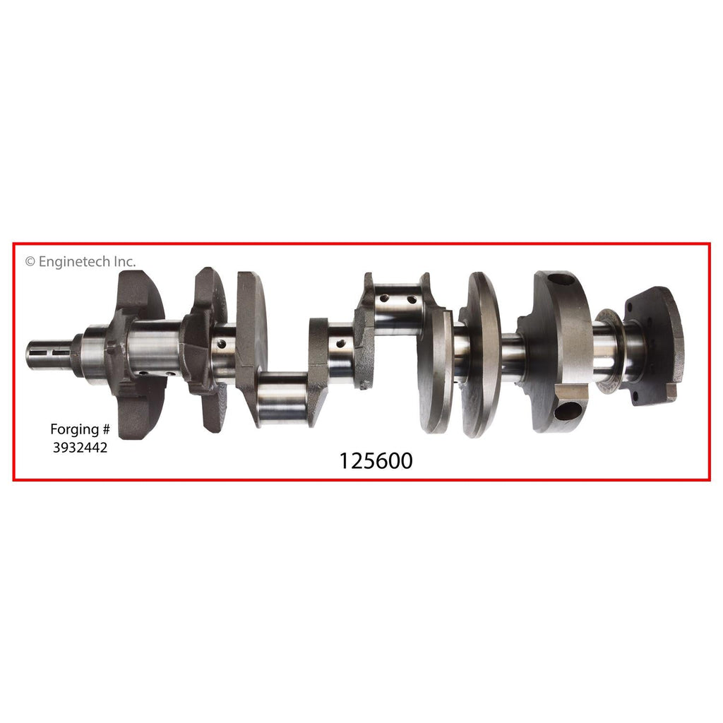 Enginetech Remanufactured Engine Crankshaft Kit with Main and Rod Bearings for GM and Buick Engines