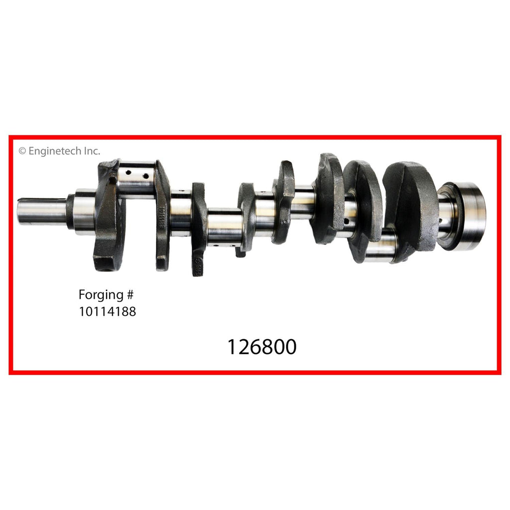 Enginetech Remanufactured Engine Crankshaft Kit with Main and Rod Bearings for Chevrolet C1500 and C2500
