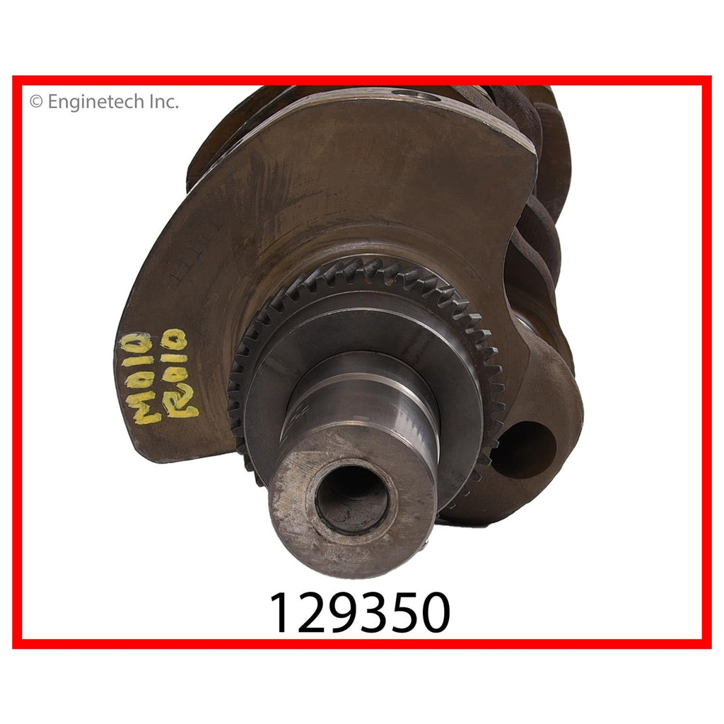 Enginetech Remanufactured Engine Crankshaft Kit with Main and Rod Bearings for Chevy Silverado and GMC Savana