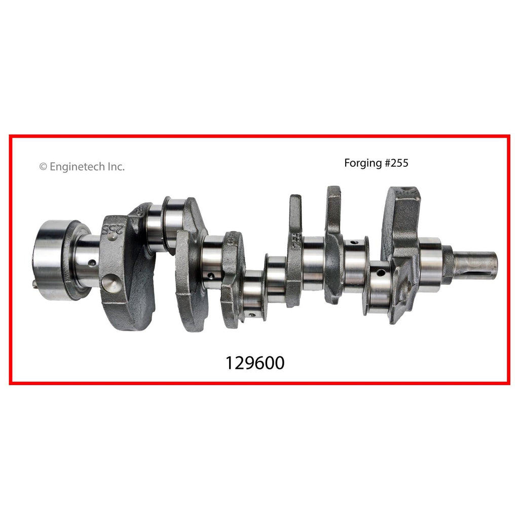 Enginetech Remanufactured Engine Crankshaft Kit with Main and Rod Bearings for Chevrolet and GMC 2004 Models