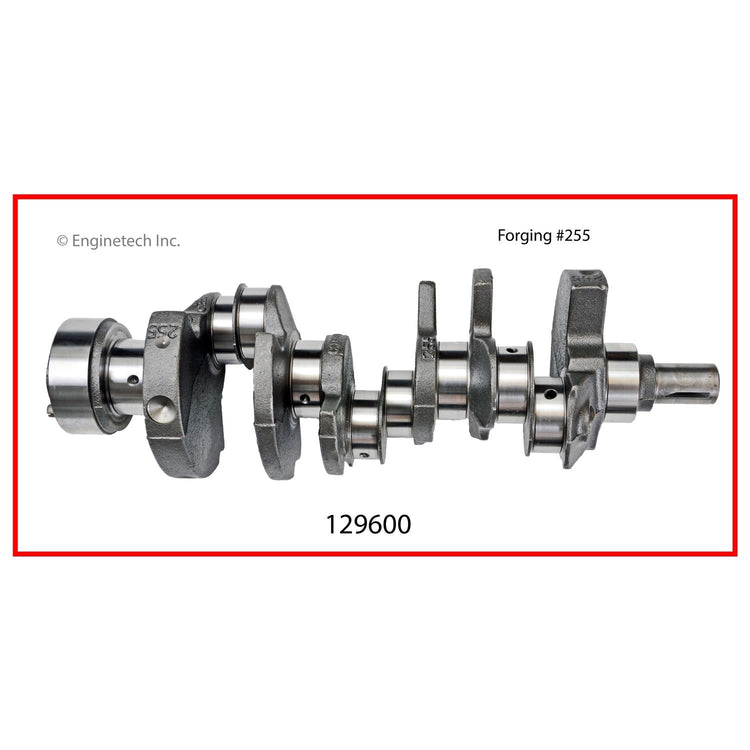 Enginetech Remanufactured Engine Crankshaft Kit with Main and Rod Bearings for Chevrolet and GMC 2004 Models