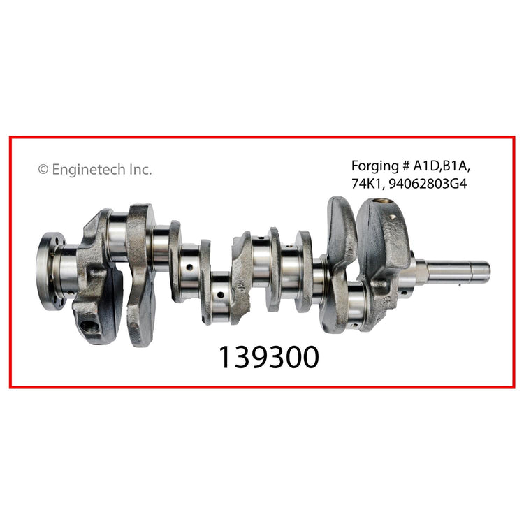 Enginetech Remanufactured Engine Crankshaft Kit with Main and Rod Bearings for Chrysler 300M & Concorde