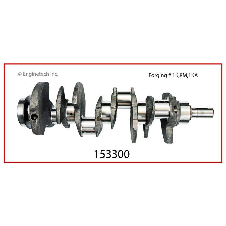 Enginetech 153300 Remanufactured Engine Crankshaft Kit with Main and Rod Bearings for Ford Broncos and E-Series Vans