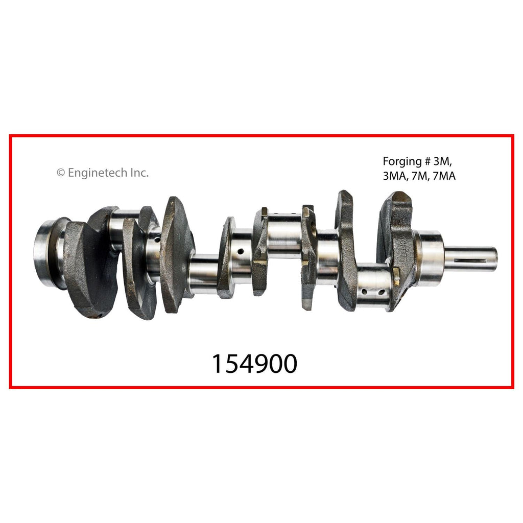 Enginetech Remanufactured Engine Crankshaft Kit with Main and Rod Bearings for Ford Broncos and More