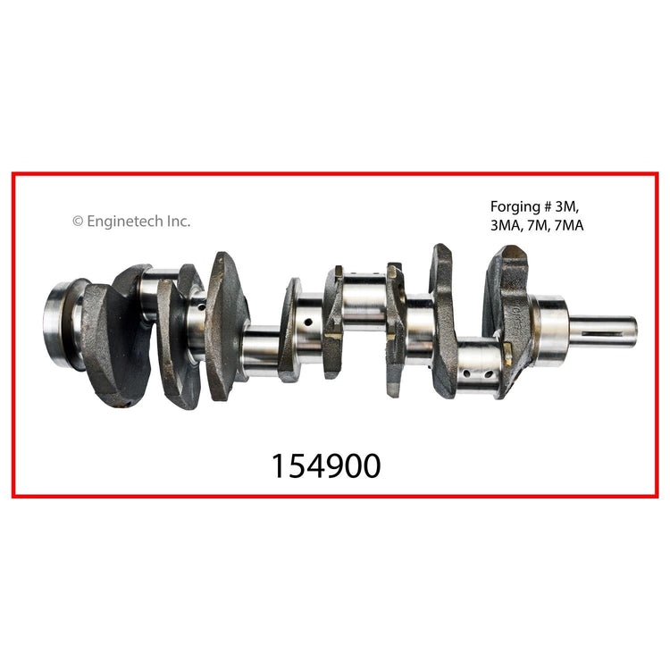 Enginetech Remanufactured Engine Crankshaft Kit with Main and Rod Bearings for Ford Broncos and More