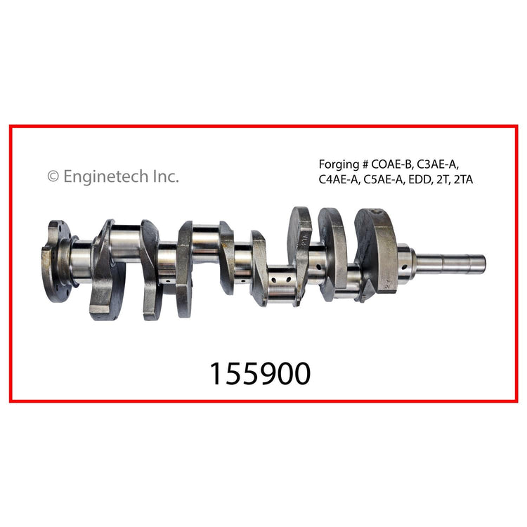 Enginetech Remanufactured Engine Crankshaft Kit with Main and Rod Bearings for Ford 300 and F-100 Models