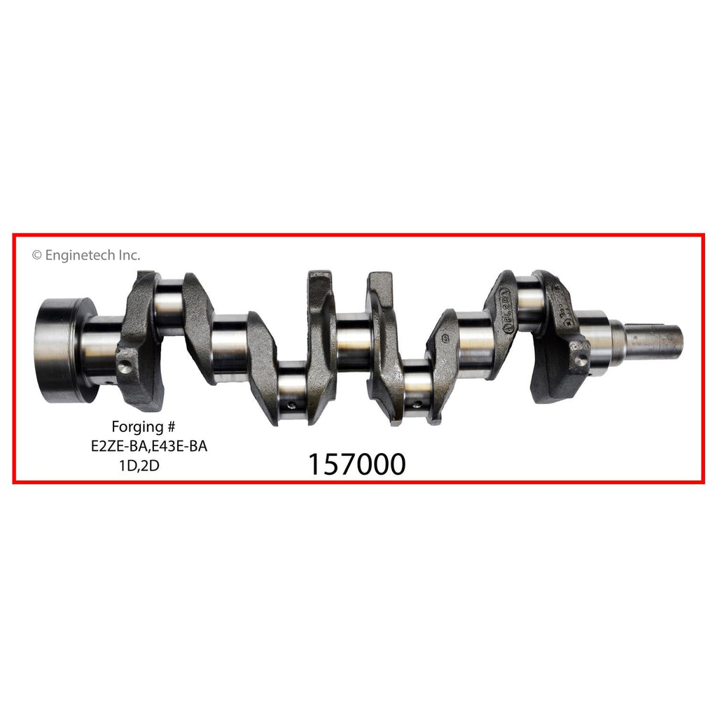 Enginetech Remanufactured Engine Crankshaft Kit with Main and Rod Bearings for Ford Ranger and Aerostar