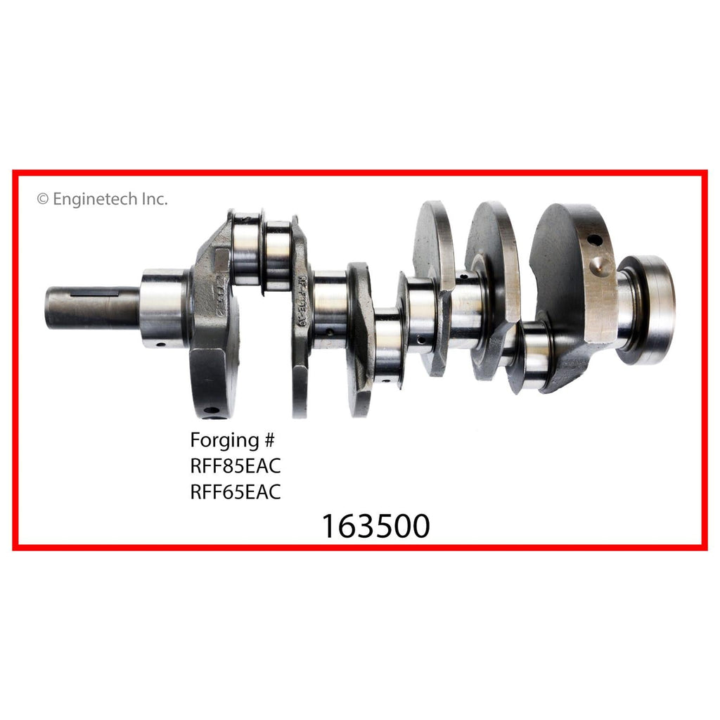 Enginetech Remanufactured Engine Crankshaft Kit with Main and Rod Bearings for Ford and Mercury Vehicles