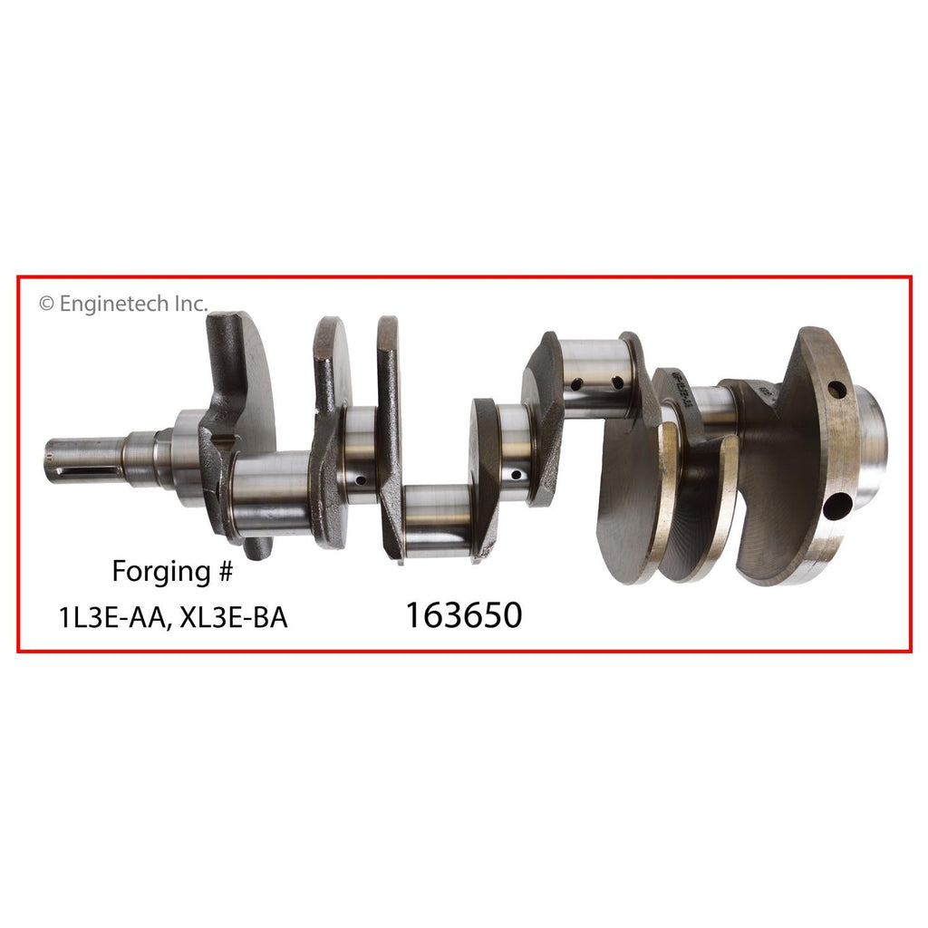 Enginetech Remanufactured Engine Crankshaft Kit with Main and Rod Bearings for Ford and Lincoln Vehicles