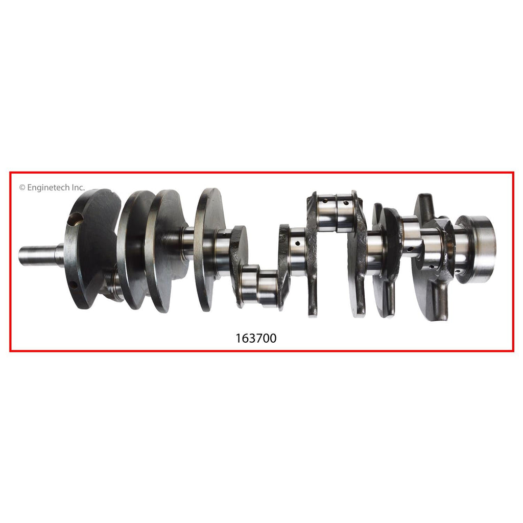Enginetech Remanufactured Engine Crankshaft Kit with Main and Rod Bearings – Part 163700