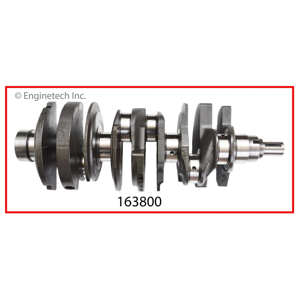 Enginetech Remanufactured Engine Crankshaft Kit with Main and Rod Bearings for Ford and Mercury Vehicles
