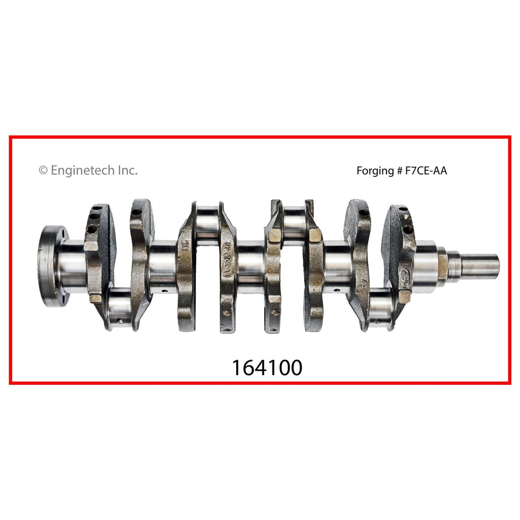 Enginetech Remanufactured Engine Crankshaft Kit with Main and Rod Bearings for Ford Focus and Escort