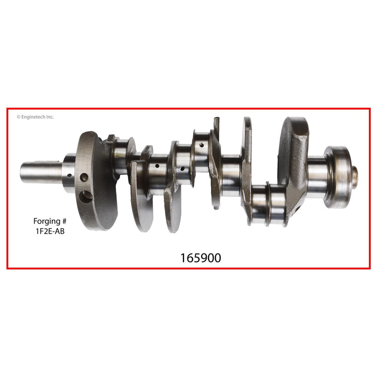 Enginetech Remanufactured Engine Crankshaft Kit with Main and Rod Bearings for Ford Mustang and Windstar