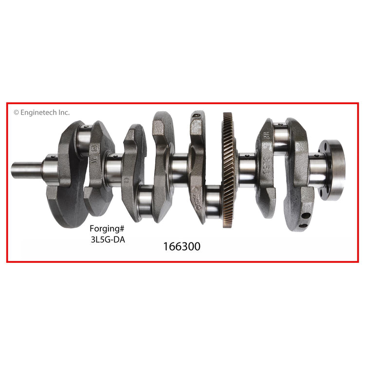 Enginetech Remanufactured Engine Crankshaft Kit with Main and Rod Bearings for Ford Focus, Fusion, and Mercury Milan