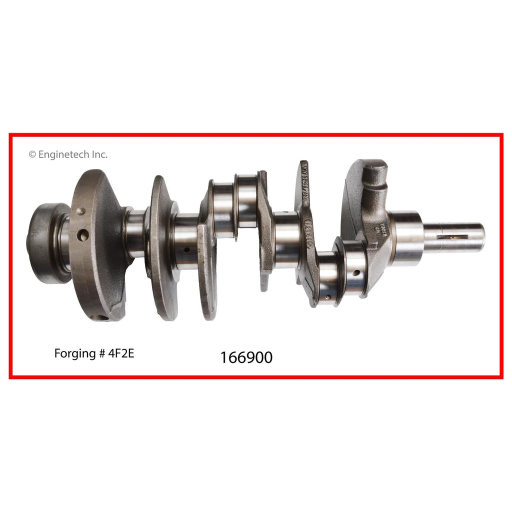 Enginetech Remanufactured Engine Crankshaft Kit with Main and Rod Bearings for Ford Vehicles